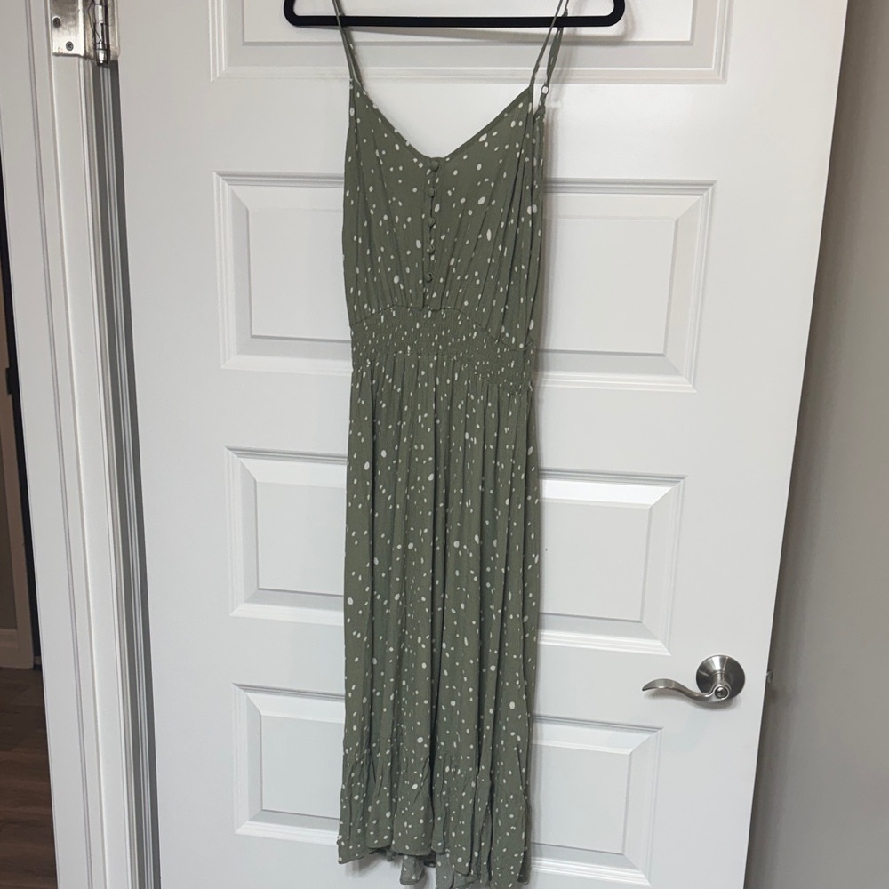 Suzy Shier Green Polka Dot Women's Dress